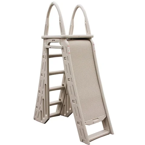 A-Frame-Above-Ground-Swimming-Pool-Ladder-With-Roll-Gaurd