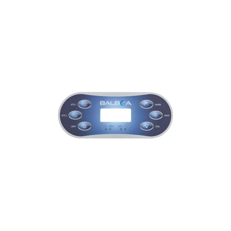 Balboa-12356-VL600-6-Button-Control-Panel-Overlay