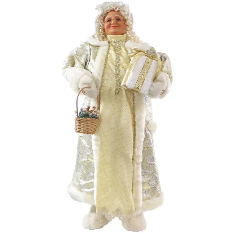 Christmas-Time-36-Mrs-Claus-in-White-and-Gold-Outfit-1