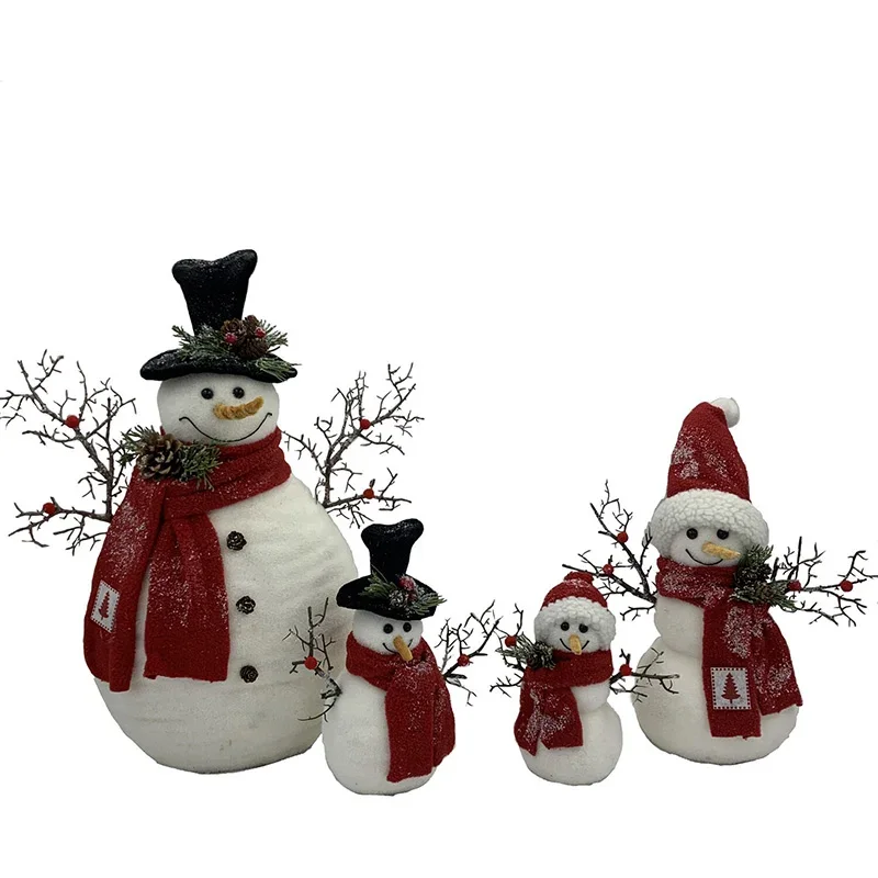 Christmas-Time-4-piece-Snowman-Family
