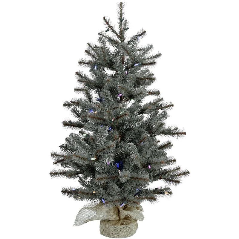 Christmas-Time-4ft-Yardville-Pine-Christmas-Tree-with-Battery-Operated-Multi-colored-LED