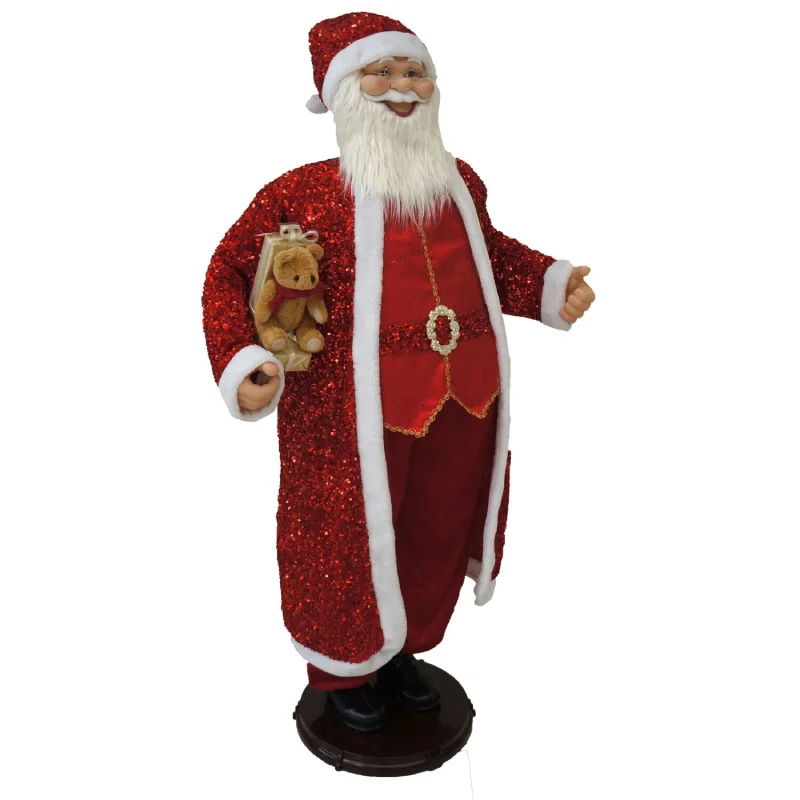 Christmas-Time-58-Santa-in-Red-Sequin-Outfit-with-Gifts-1