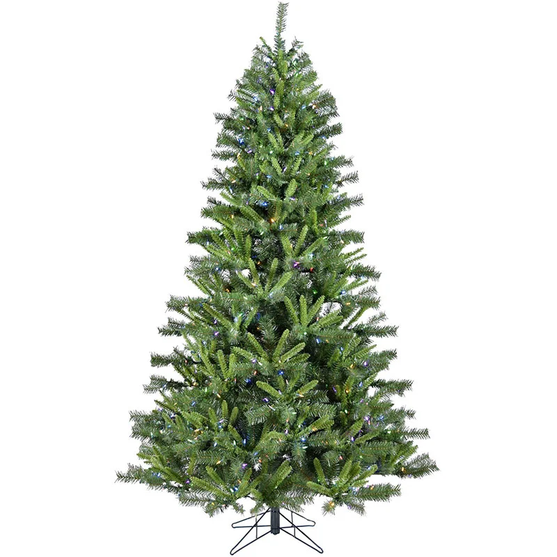 Christmas-Time-Green-6-5ft-Norway-Pine-Christmas-Tree-with-8F-Multi-colored-Lights