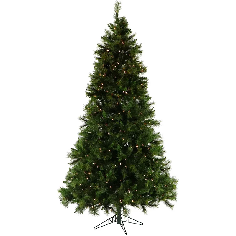 Christmas-Time-Green-7-5ft-Penn-Pine-Tree-with-Clear-LED-Light-EZ-Connect