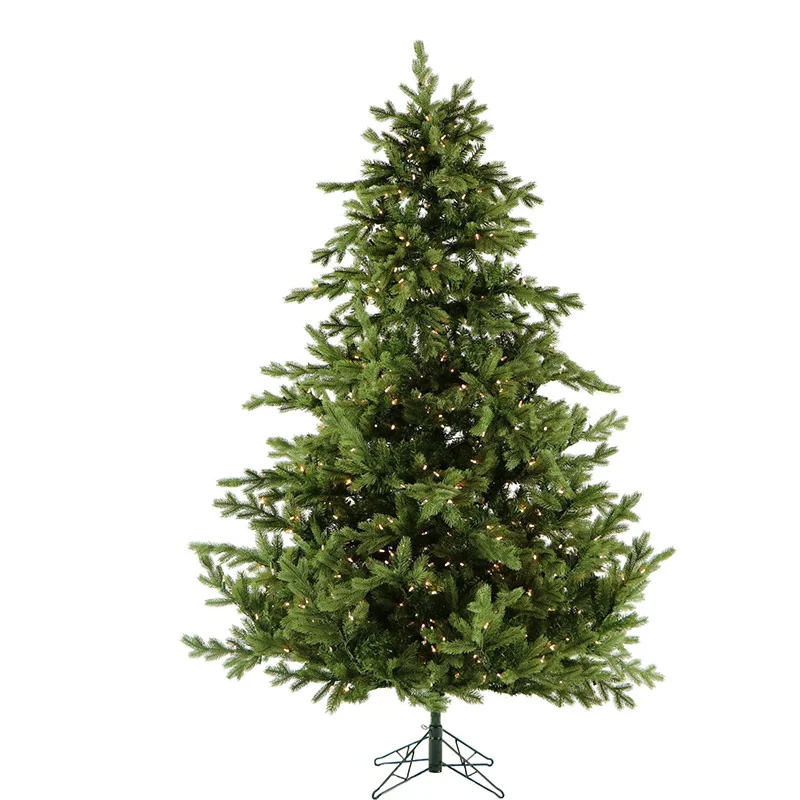 Christmas-Time-Green-7-5ft-Virginia-Fir-Christmas-Tree-with-Clear-Smart-Lights-EZ-Connect