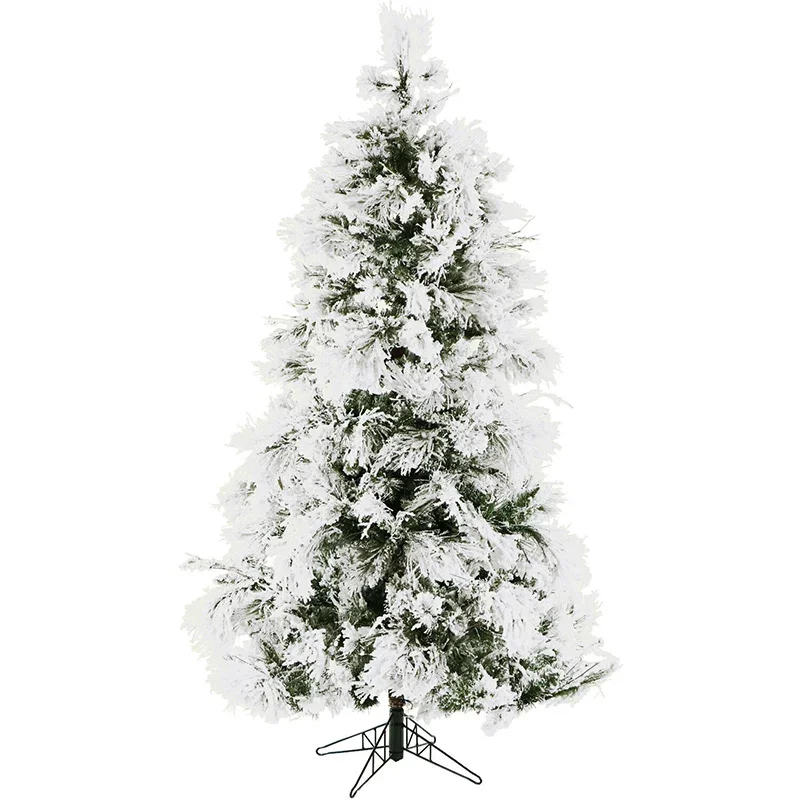 Christmas-Time-Snowy-4ft-Frosted-Fir-Christmas-Tree-without-Lights