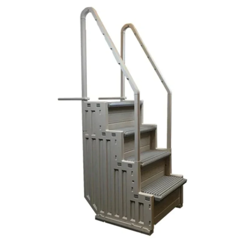 Confer-STEP1X-Warm-Gray-In-Pool-Step-Ladder-1