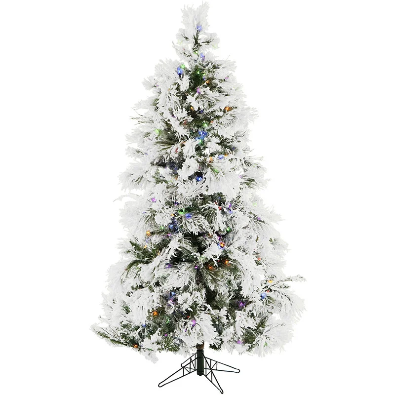 Fraser-Hill-Farm-12inc-Snowy-Pine-Tree-Multi-colored-Light-EZ-Connect
