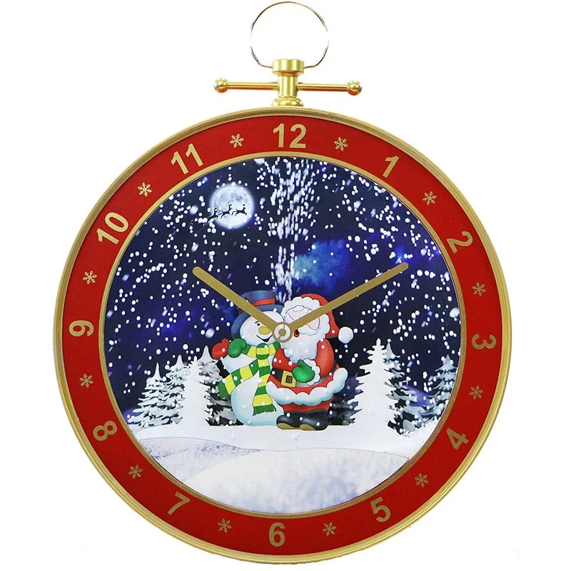 Fraser-Hill-Farm-23inc-Wall-Decoration-Santa-Scene-Snowing-Lighting-Music
