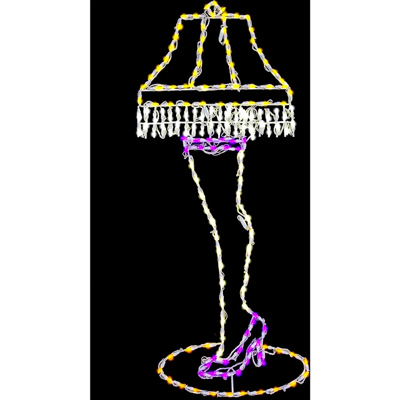 Fraser-Hill-Farm-52inc-Leg-Lamp-Multi-colored-LED-Lights