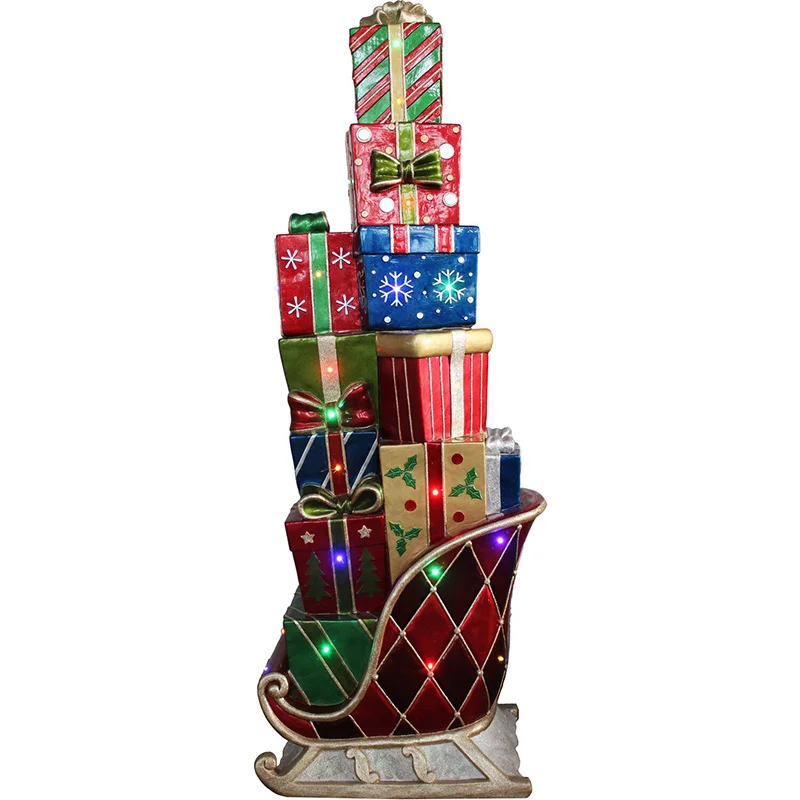 Fraser-Hill-Farm-60-5inc-Resin-Gift-Bag-in-Sleigh-with-Multi-colored-LED-Lights