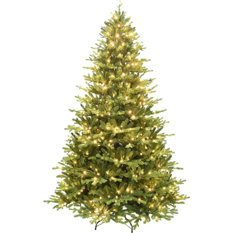 Fraser-Hill-Farm-7.5-Oregon-Pine-Christmas-Tree-with-White-LED-Lights-1