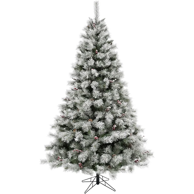 Fraser-Hill-Farm-Green-6-5ft-Homestead-Tree-with-Pinecones-Berries-without-Light
