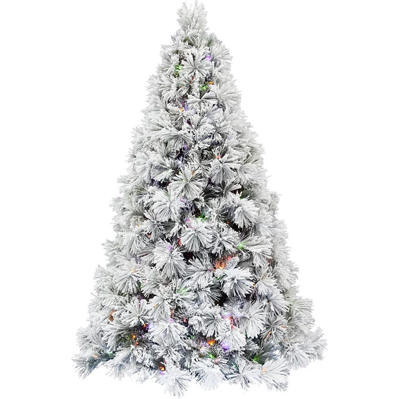 Fraser-Hill-Farm-Snowy-7-5ft-Sugar-Hill-Pine-Tree-with-Pinecones-8F-Multi-LED