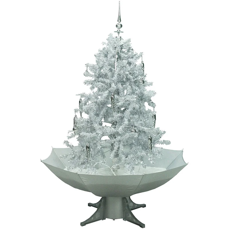 Fraser-Hill-Farm-White-47inc-Snowy-Animated-Christmas-Tree-with-white-skirt