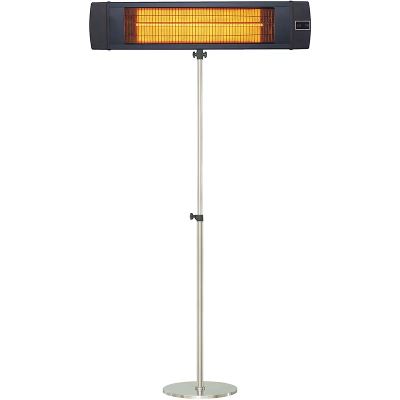 Hanover-34-6inc-Black-Electric-Carbon-Lamp-with-Remote-Control-and-Pole-Stand