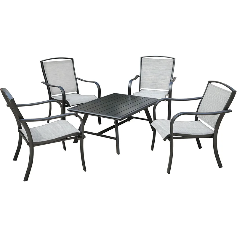Hanover-Foxhill-5-Piece-Chair-Set-with-4-Sling-Chairs-and-Slat-Coffee-Table