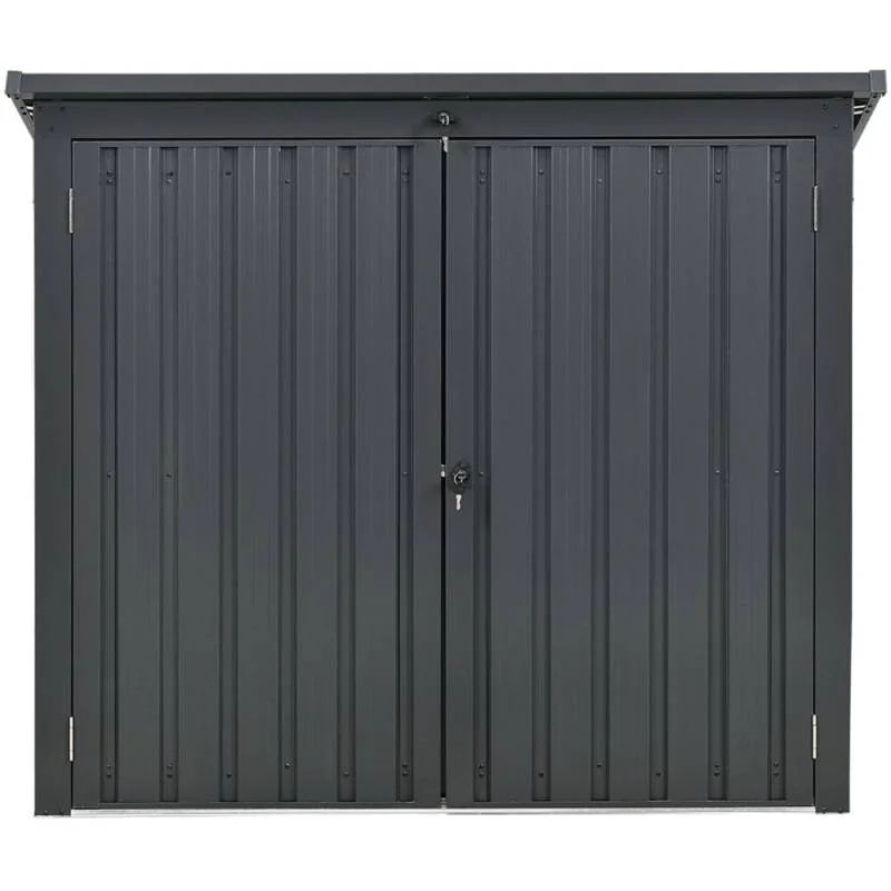 Hanover-HANBINSHD-GRY-Galvanized-Storage-3.3-x-5.2-x-4.4-1