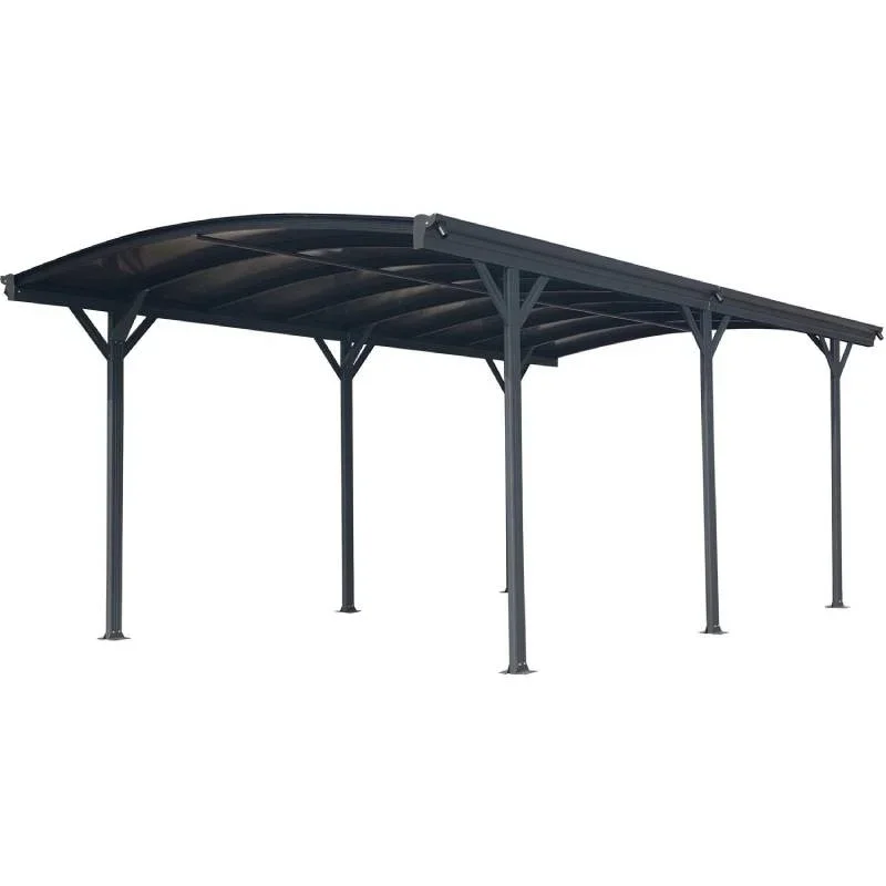 Hanover-HANCARPRT19X10-GRY-Aluminum-Arch-Roof-Carport-19.3-x-10-1