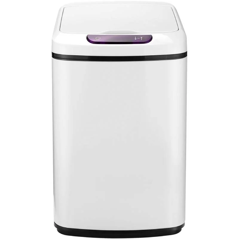 Hanover-HTRASH12L-4-12L-White-Stainless-Steel-Motion-Sensor-Trash-Can-1