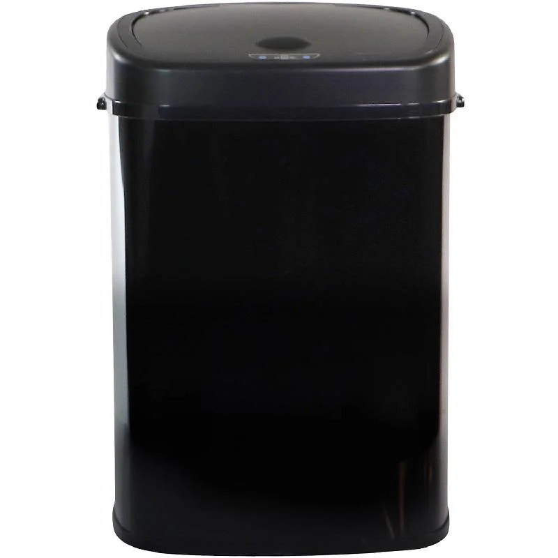 Hanover-HTRASH50L-5-50L-Wide-Black-Stainless-Steel-Motion-Sensor-Trash-Can-1