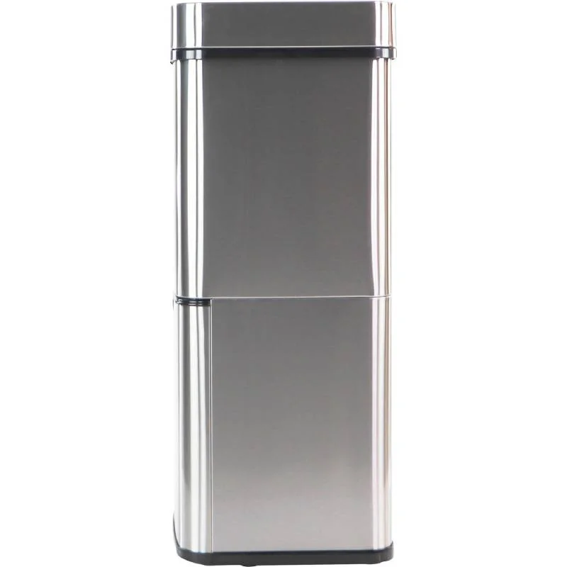 Hanover-HTRASH62L-1-62L-Stainless-Steel-Motion-Sensor-Trash-Can-with-Recycling-Bottom-Bin-12