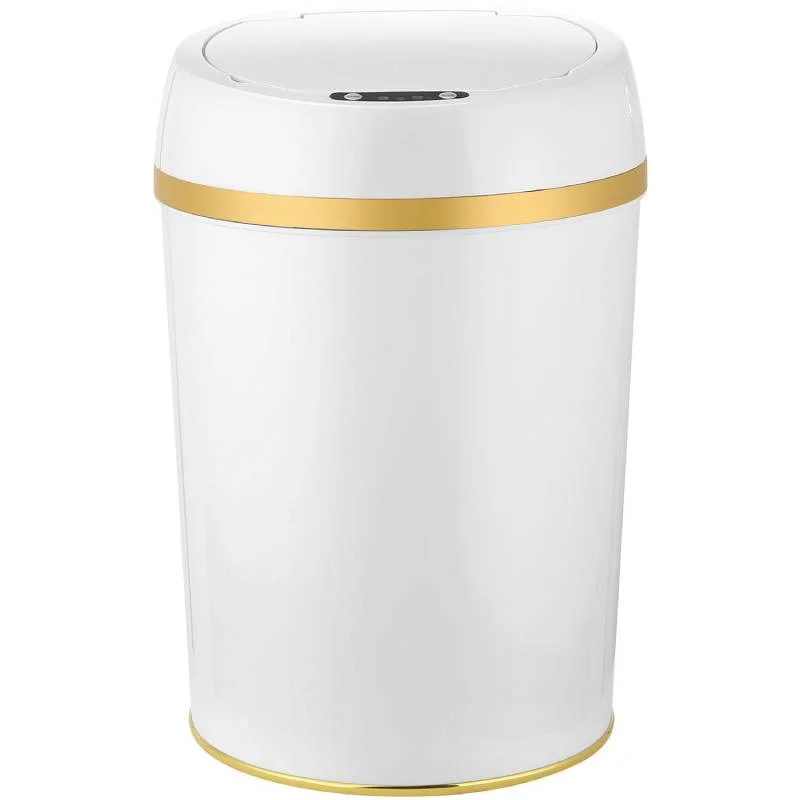 Hanover-HTRASH9L-6-9L-White-with-Gold-Trim-Stainless-Steel-Motion-Sensor-Trash-Can-1
