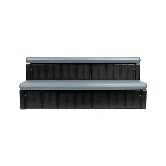 Heatwave-Spa-Step-With-Storage-Slate-Gray