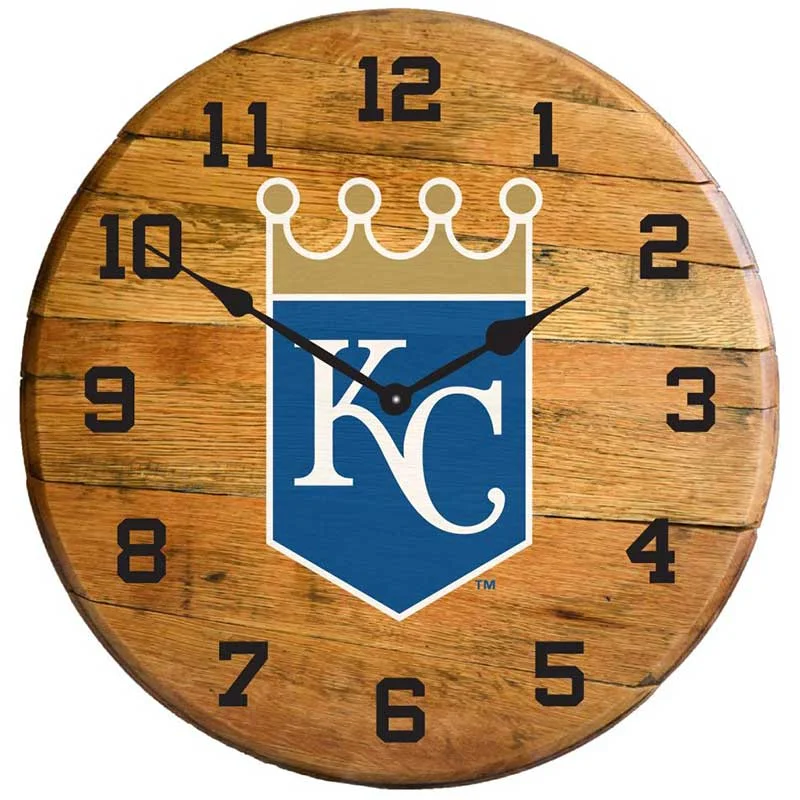 Imperial-Kansas-City-Royals-Oak-Barrel-Clock2