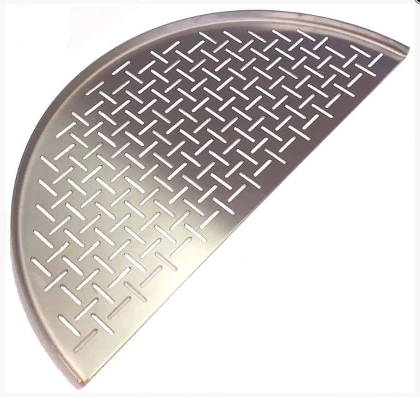 Kamado-Big-Joe-Half-Moon-Laser-Cut-Stainless-Steel-Grate