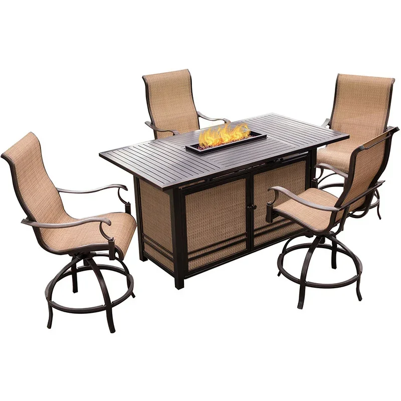 Monaco-5-Piece-High-Dining-Fire-Pit-Set-4-Swivel-Bar-Hight-Chairs-1-Fire-Pit-Bar-Table1
