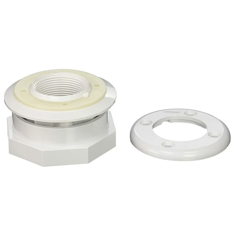 Pentair-86205100-1-5-FIPT-White-Return-Inlet-Fitting-With-Screws