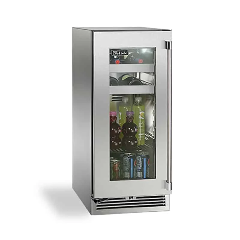 Perlick-15-In-Signature-Series-Outdoor-Glass-Door-Beverage-Center