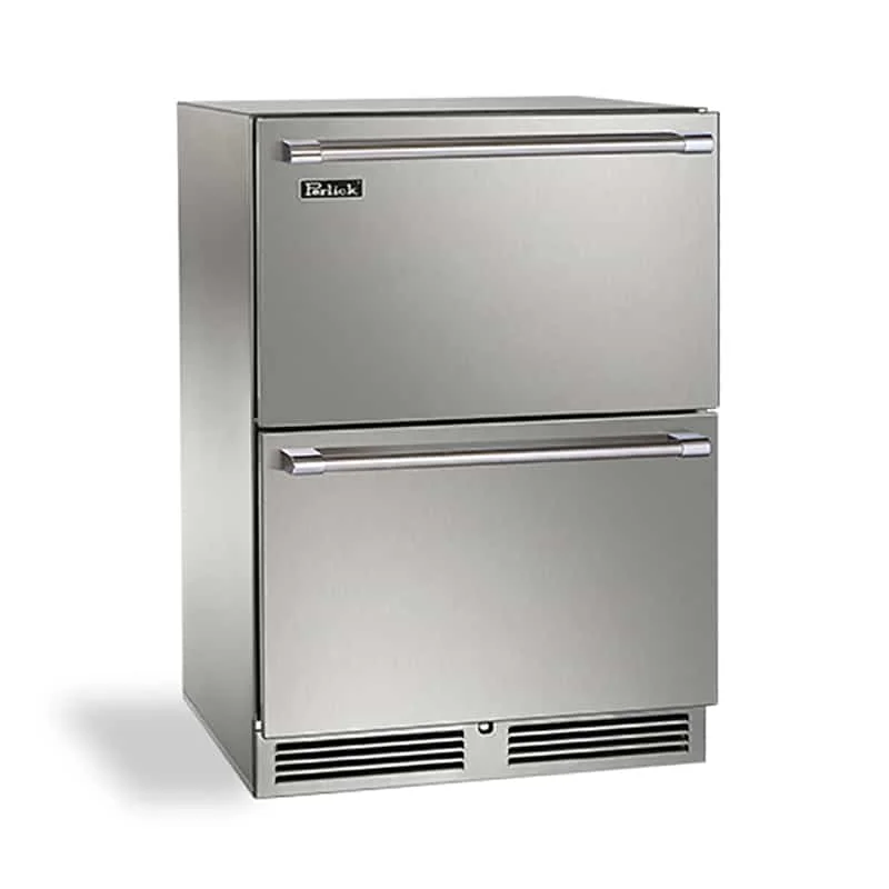 Perlick-Signature-Series-24-In-Outdoor-Refrigerator-Drawers