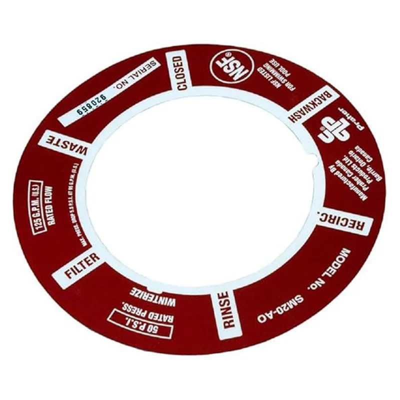 Praher-E-5-S2-Multiport-Valve-Decal-Aluminum-Foil