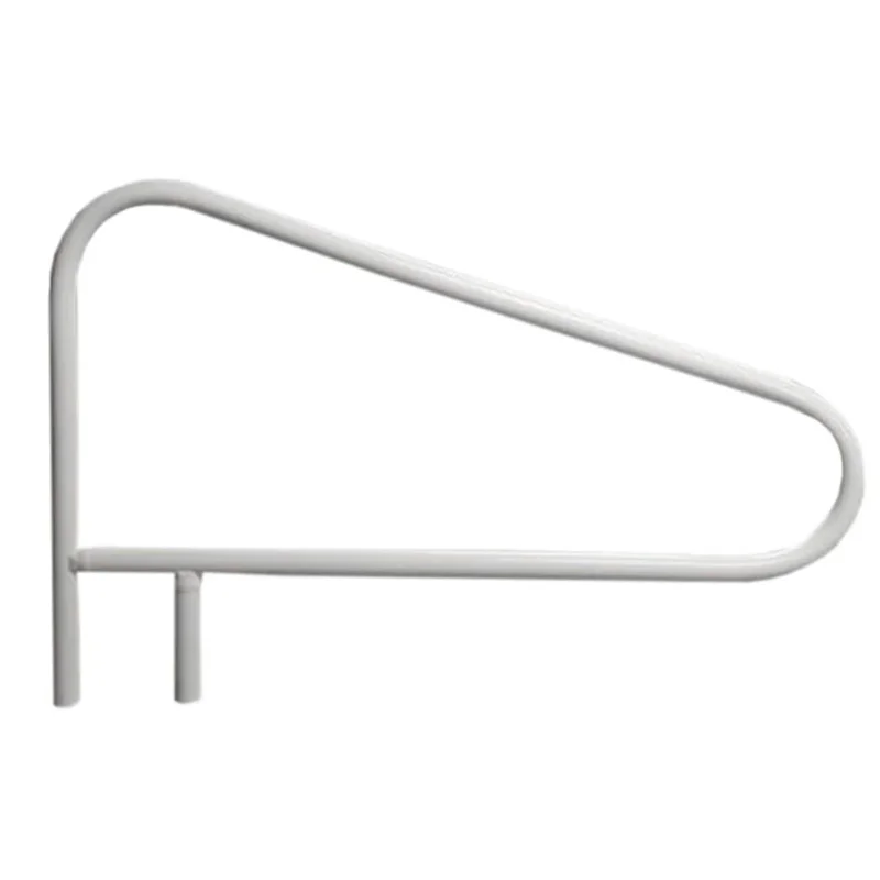 Saftron-CBRTD-352G-Return-To-Deck-Hand-Rail-52-In.-Cross-Braced-Gray