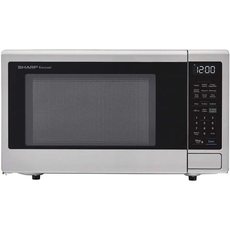 Sharp-Stainless-Steel-1.4-cu.-ft.-OR-Certified-Countertop-Microwave-1