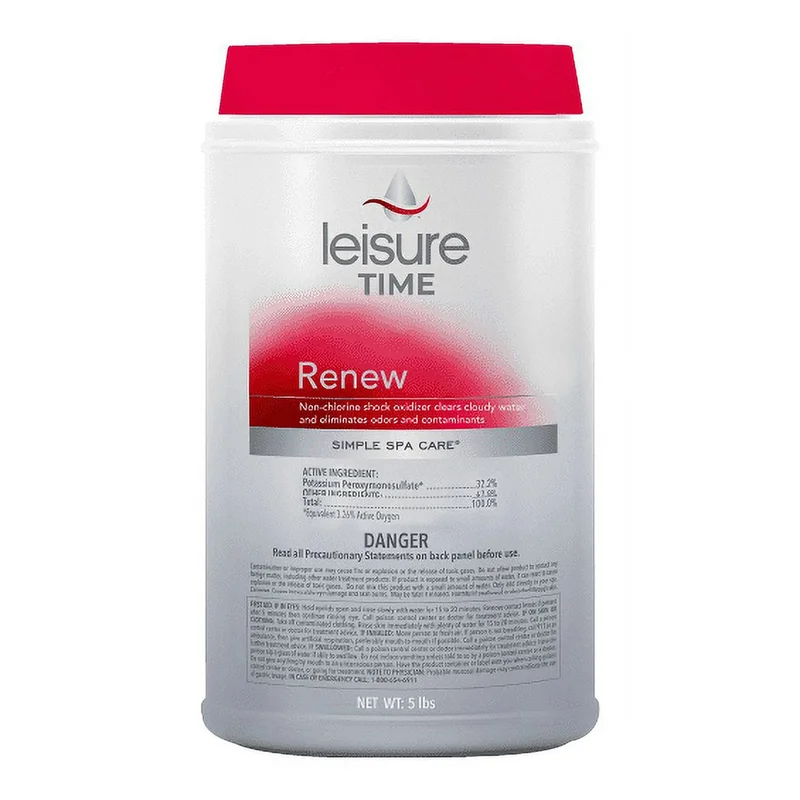 Solenis-LTRENU5S-Leisure-Time-Renew-Chlorine-Free-Shock-5-LB-Case-of-6