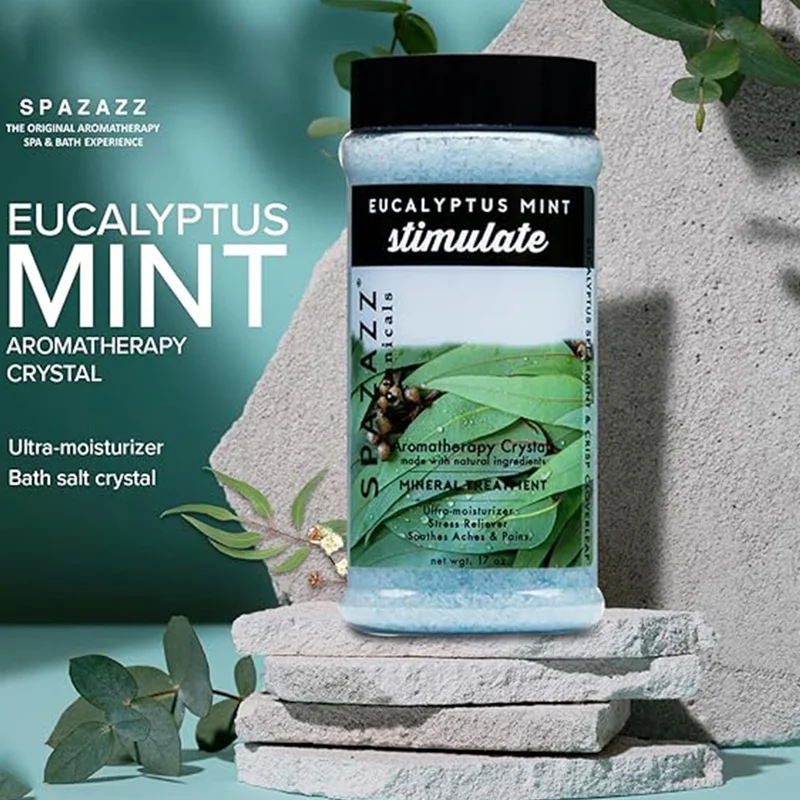 Spazazz-SPZ-101E-Botanicals-Crystal-Elixirs-17-Oz-Eucalyptus-Mint-Stimulate