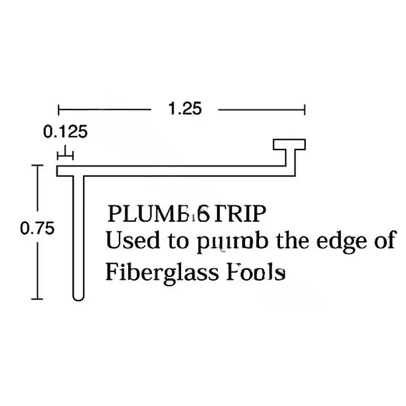 Stegmeier-9CF922-FLEX-Capstone-Plumb-Strip-Method-8-Ft.-Gray-Case-of-14