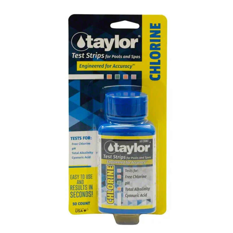 Taylor-S-1401-Chlorine-Test-Stips-for-Free-Chlorine-pH-Alkalinity-Cyanuric-Acid-50-Test-Strips