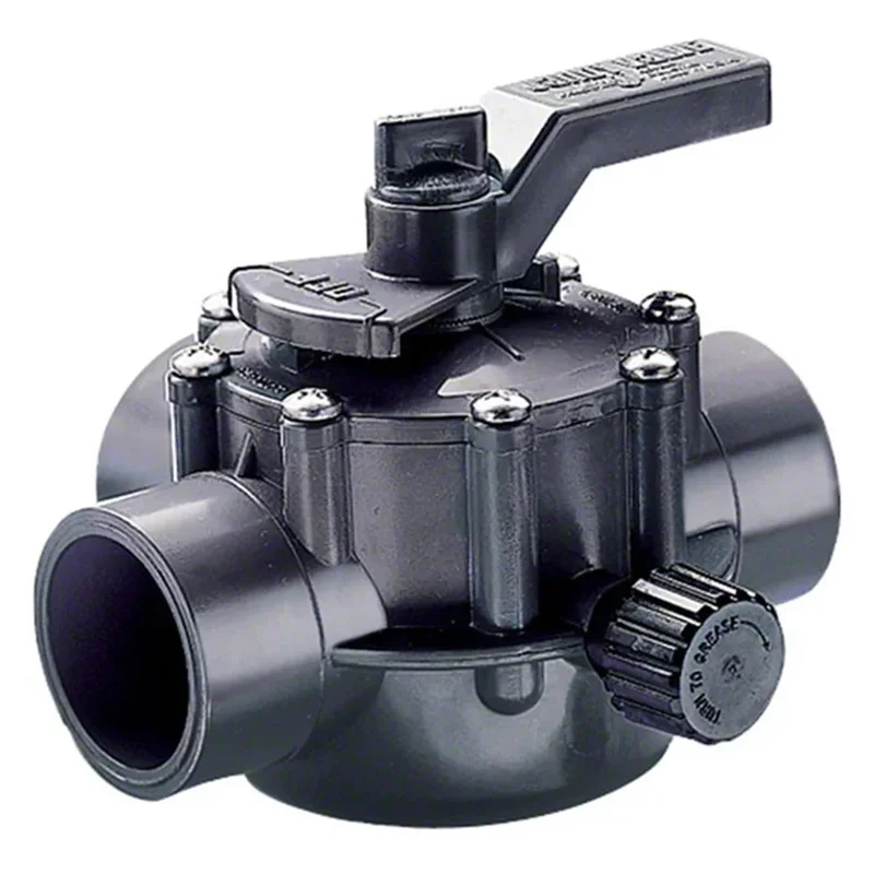Zodiac-2875-Jandy-3-Port-Valve-2-In.-2-1-2-In.-with-Positive-Seal-Gray